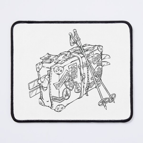 Item preview, Travel Suitcase Black and White designed and sold by Bentley’s Great Escape.