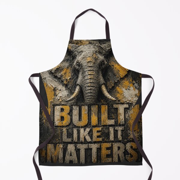 Item preview, Craftsman Built Elephant Industrial Impasto Canvas Wall Art designed and sold by SavannaStrikes.