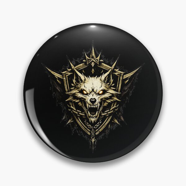 Item preview, Alpha Predator Wolf Head Emblem designed and sold by CalyZOam99.