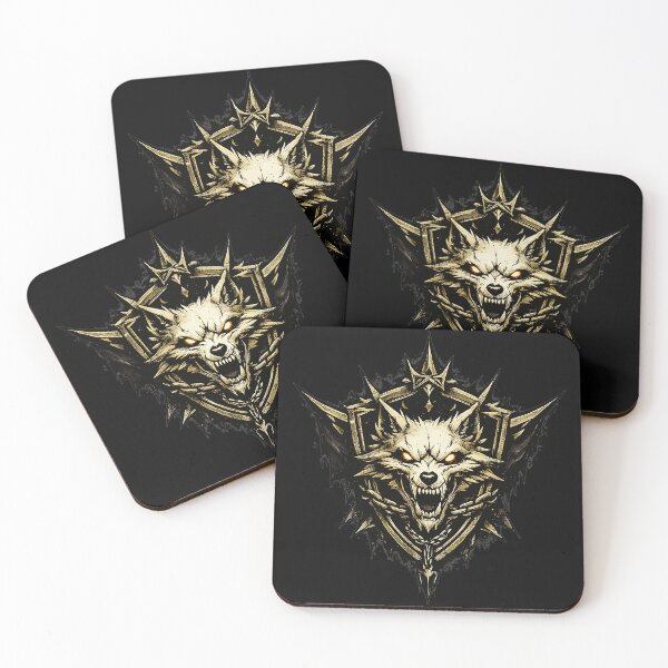 Item preview, Alpha Predator Wolf Head Emblem designed and sold by CalyZOam99.