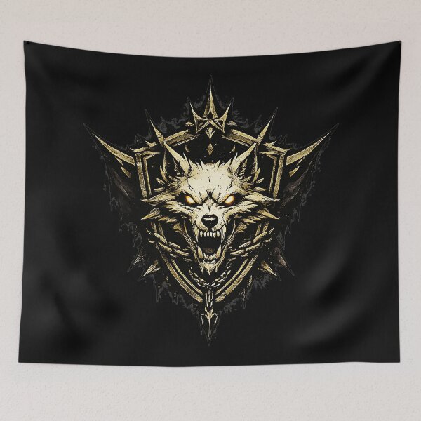 Item preview, Alpha Predator Wolf Head Emblem designed and sold by CalyZOam99.