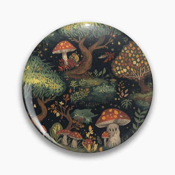 Item preview, Magical Forest Pattern – Whimsical Woodland Seamless Design designed and sold by Art70shop.