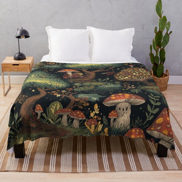 Item preview, Magical Forest Pattern – Whimsical Woodland Seamless Design designed and sold by Art70shop.