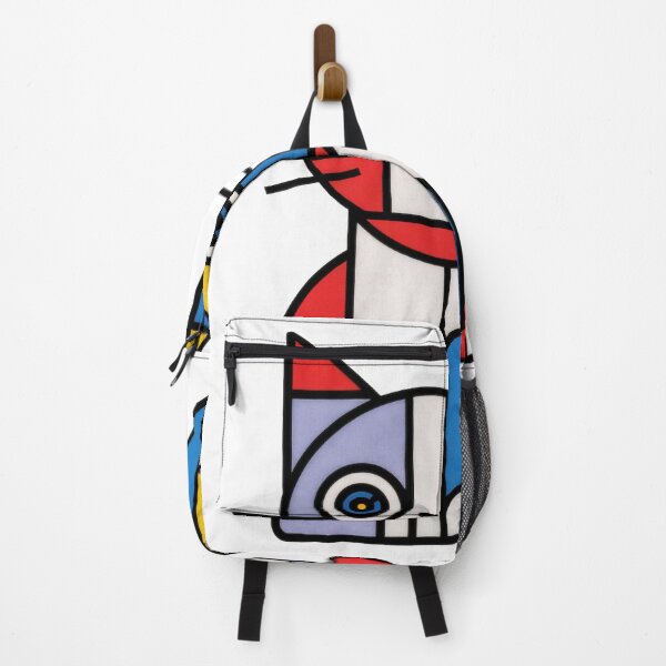Item preview, T-Shirt - Sticker - Mondrian Cat Pop Geometry designed and sold by ForeverPrintsOK.