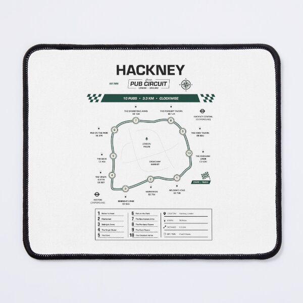 Item preview, Hackney Pub Circuit Heritage Map designed and sold by The Circuit Collection.