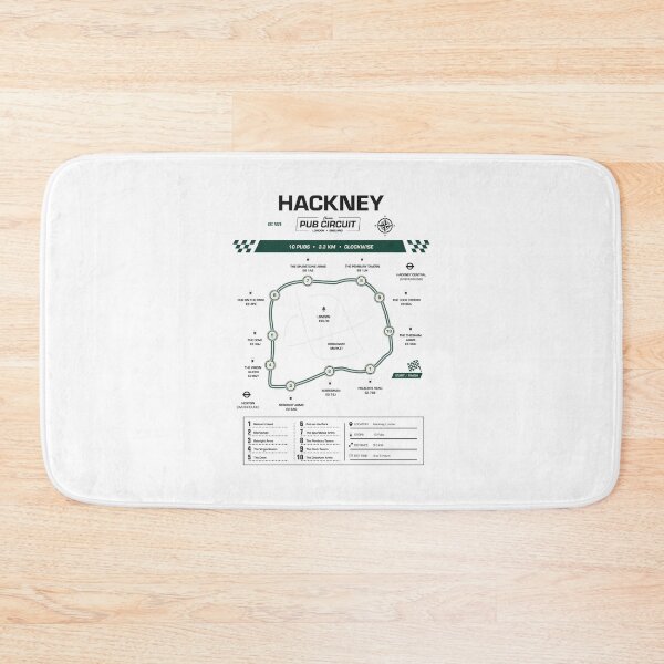 Item preview, Hackney Pub Circuit Heritage Map designed and sold by The Circuit Collection.