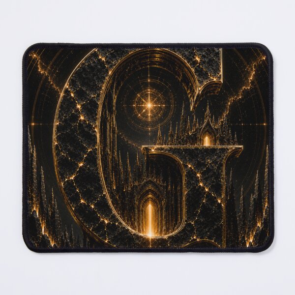 Item preview, Letter G Wall Art Black Gold Initial Monogram Poster designed and sold by LiaDreamz.