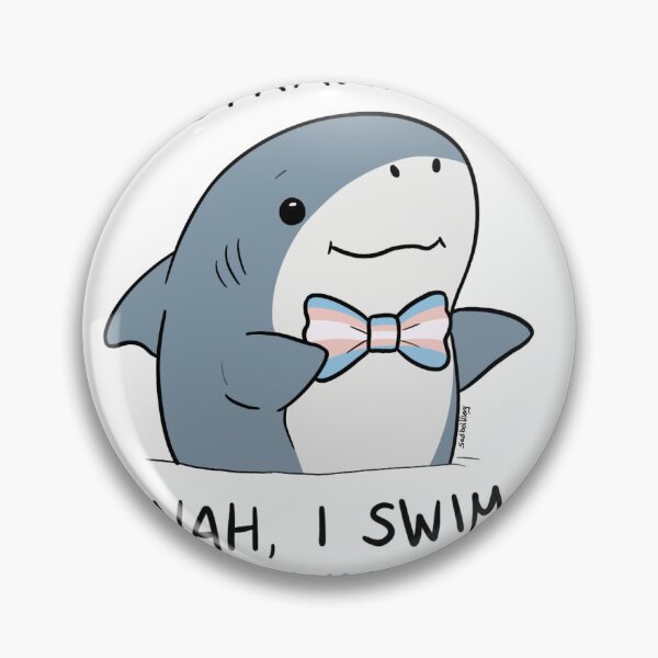 Item preview, Pride Shark “Own way” - Trans designed and sold by SadBoiKiery.