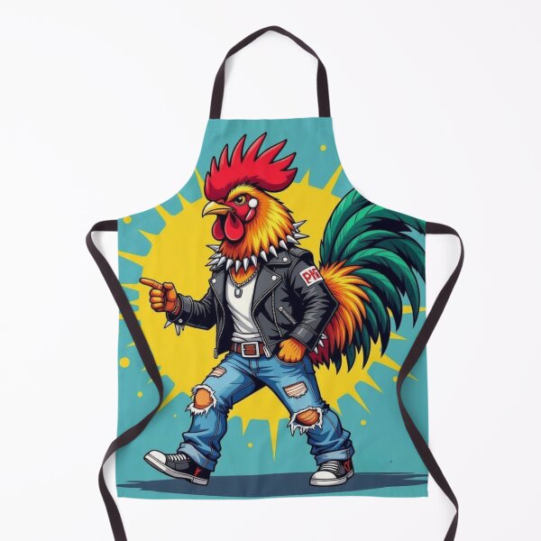 Item preview, Punk rooster designed and sold by ZeusGallery.