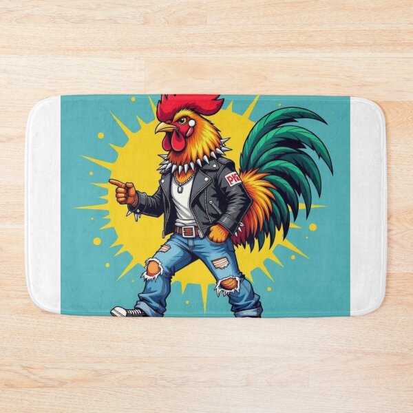 Item preview, Punk rooster designed and sold by ZeusGallery.