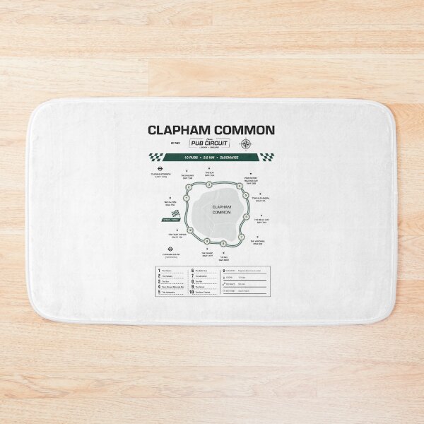 Item preview, Clapham Common Pub Circuit Heritage Map designed and sold by The Circuit Collection.