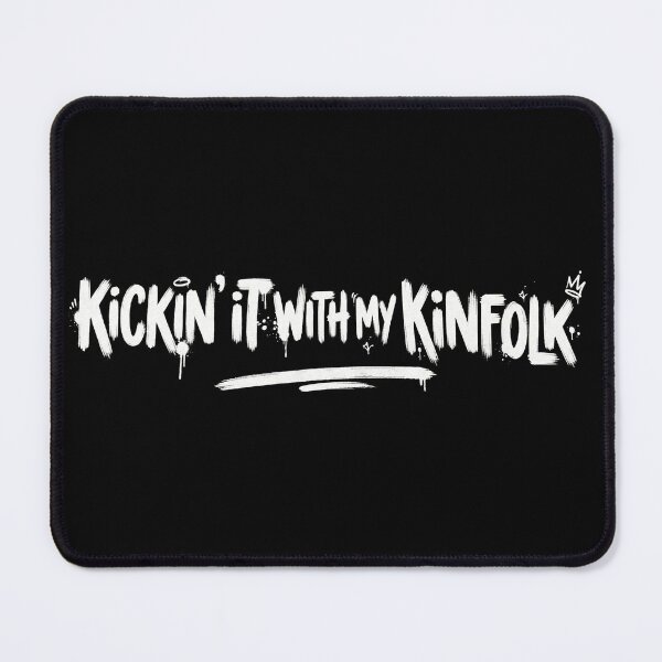 Item preview, Kickin It With My Kinfolk Retro Graffiti Hand Drawn Streetwear designed and sold by TeNovaStudio.