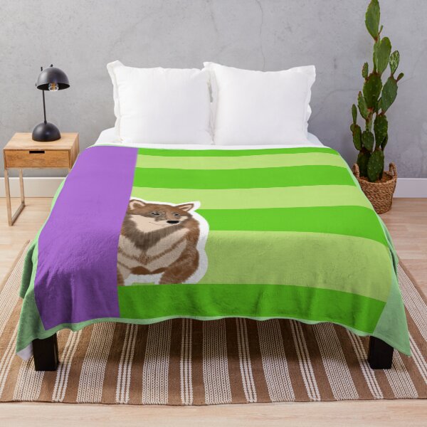 Item preview, 80's vibes colors (lightgreen, purple) with sesame Shiba Inu designed and sold by ShibaCruise-On.