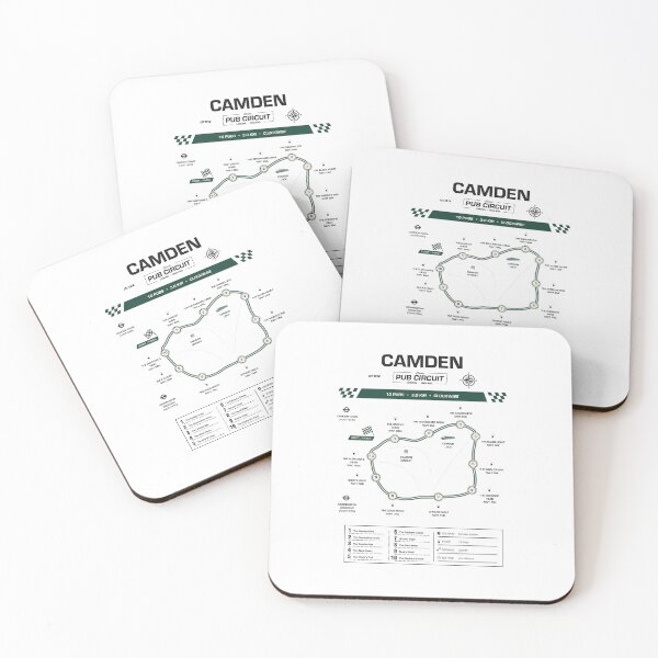 Item preview, Camden Pub Circuit Heritage Map designed and sold by The Circuit Collection.