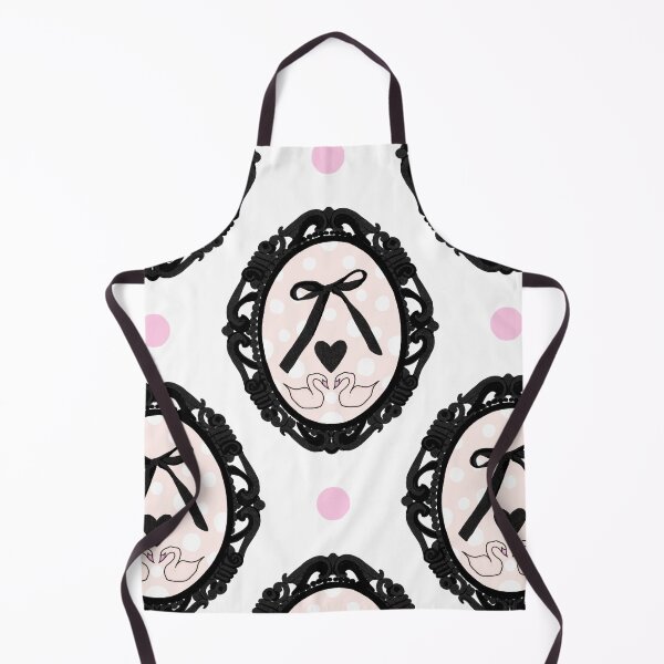 Item preview, My Gothic Romance – Victorian Cameo Bow Pattern in Pink Black and Crimson designed and sold by VirtuallyCreativ .