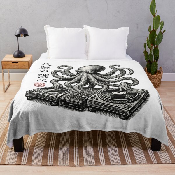 Item preview, Octopus Shrine Kanji designed and sold by SiarheiYur.