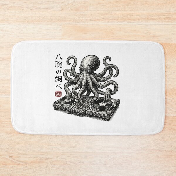 Item preview, Octopus Shrine Kanji designed and sold by SiarheiYur.