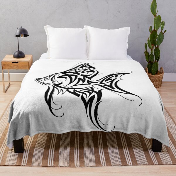 Item preview, Modern Calligraphic Fisht ORNAMENT designed and sold by elmuna.