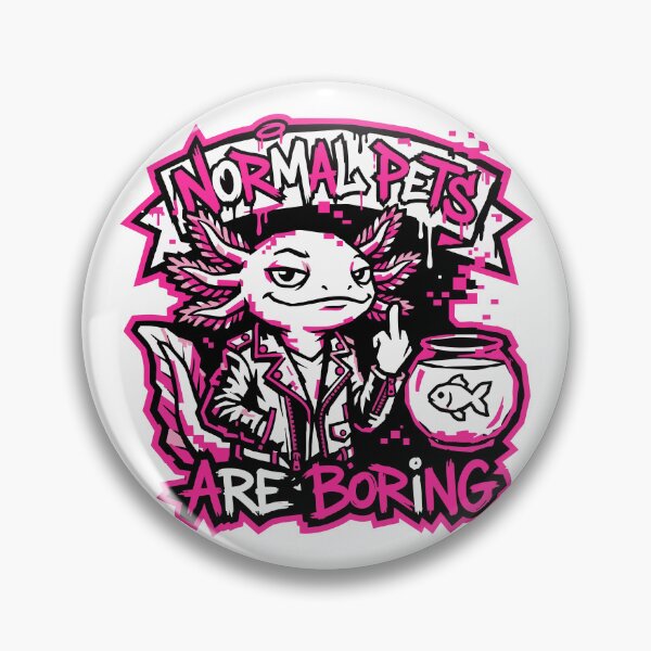 Item preview, Normal Pets Are Boring Cool Axolotl designed and sold by XYZ LAB by Jesuperman.