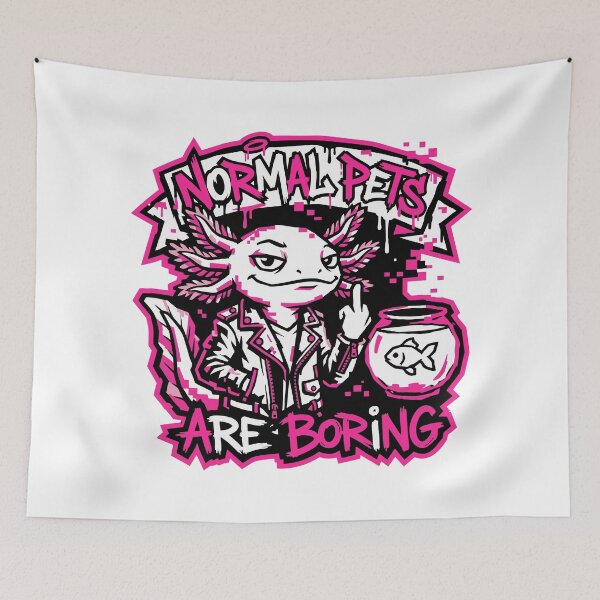 Item preview, Normal Pets Are Boring Cool Axolotl designed and sold by XYZ LAB by Jesuperman.