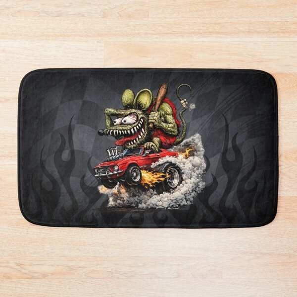 Item preview, Ratfink Hot Rod Muscle Car Cartoon Design designed and sold by artistwill.
