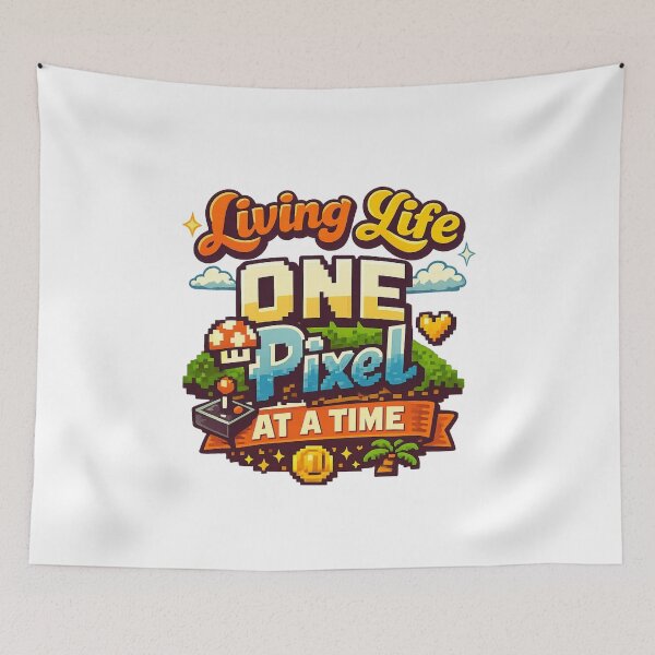 Item preview, LivingLifeOnePixelAtATime designed and sold by LuveraxArt.