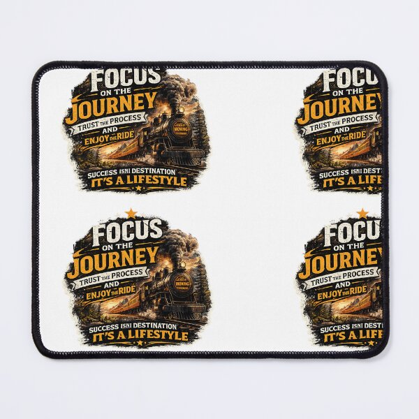 Item preview, Focus on the Journey – Inspirational Typography Sticker designed and sold by Ishratparween11.