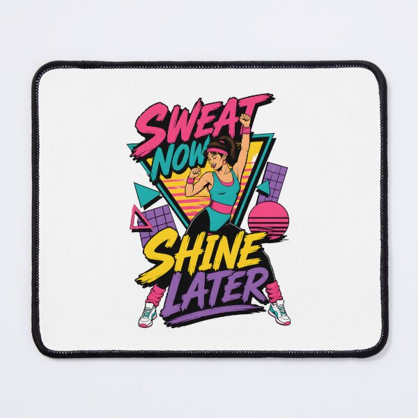 Item preview, Sweat Now Shine Later Retro Gym designed and sold by Mr Lee.