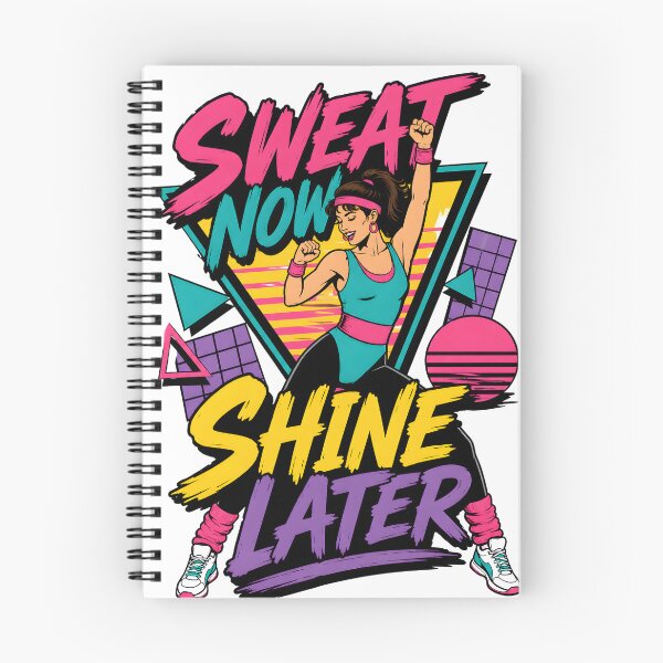 Item preview, Sweat Now Shine Later Retro Gym designed and sold by Mr Lee.