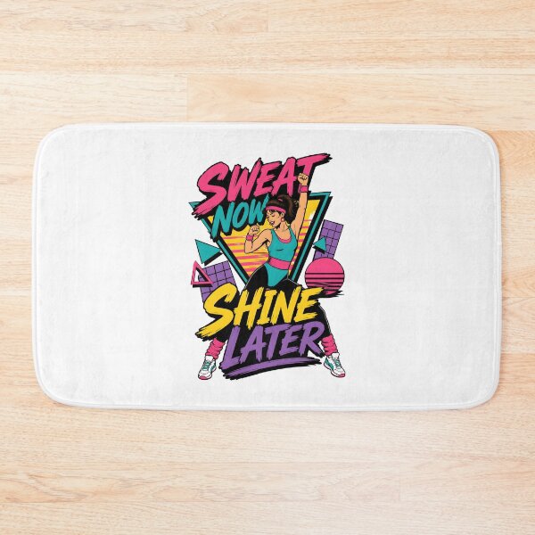 Item preview, Sweat Now Shine Later Retro Gym designed and sold by Mr Lee.