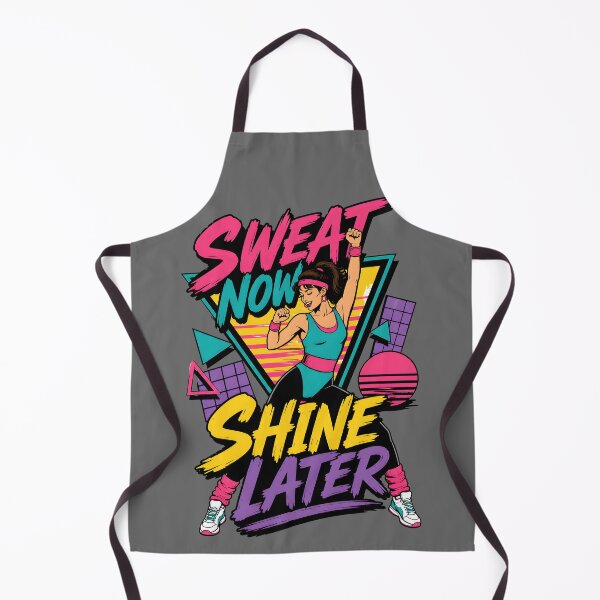 Item preview, Sweat Now Shine Later Retro Gym designed and sold by Mr Lee.