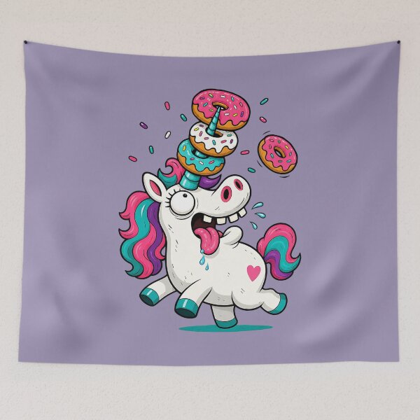 Item preview, Donut Unicorn designed and sold by BrambleBox.