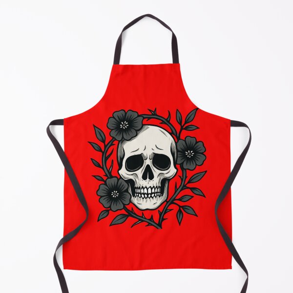 Item preview, Sad Skull With Flowers designed and sold by Musicdrip.