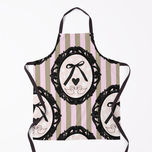 Item preview, My Gothic Romance – Victorian Cameo Bow Pattern in Pink Black and Crimson designed and sold by VirtuallyCreativ .
