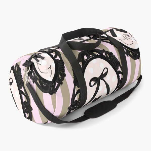 Item preview, My Gothic Romance – Victorian Cameo Bow Pattern in Pink Black and Crimson designed and sold by VirtuallyCreativ .
