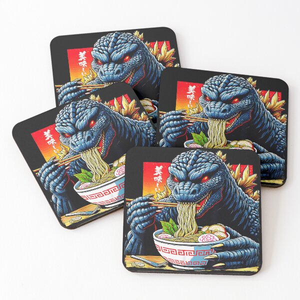 Item preview, Delicious Godzilla Ramen Monster Japanese Foodie designed and sold by AmaXONIC.
