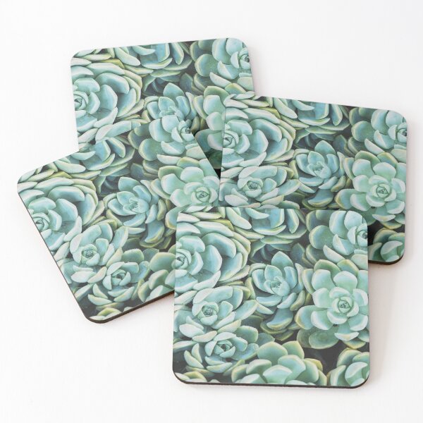 Item preview, Minimalist Pastel Turquoise Succulent Photo designed and sold by ReneJordaan.