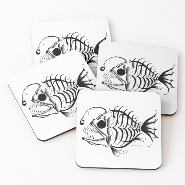 Item preview, Modern Calligraphic Fisht ORNAMENT designed and sold by elmuna.