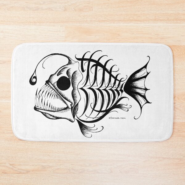 Item preview, Modern Calligraphic Fisht ORNAMENT designed and sold by elmuna.