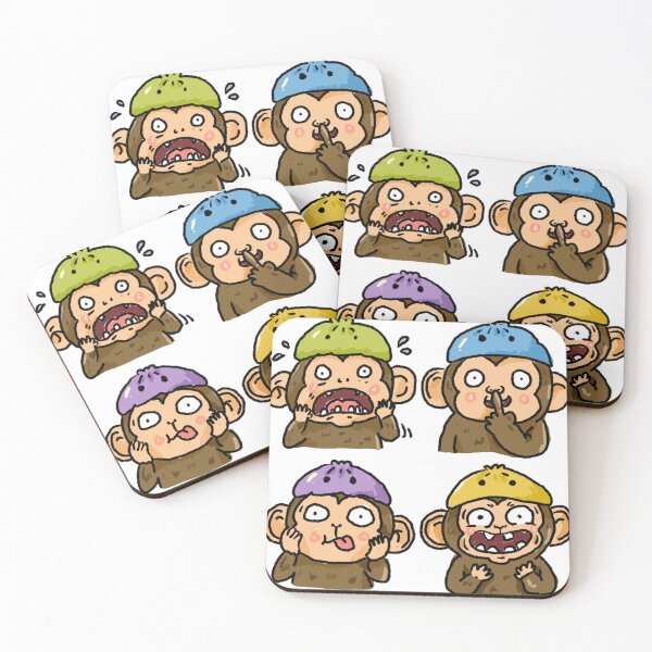 Item preview,     Awkward Animal Hat Club – Mentally Unstable Monkeys designed and sold by chupichapa.
