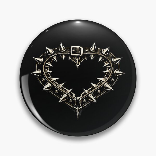 Item preview, Spiked Heart Collar BDSM Kink Goth Punk Alternative designed and sold by CalyZOam99.