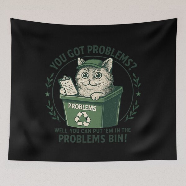 Item preview, Cat Problems Club designed and sold by SiarheiYur.