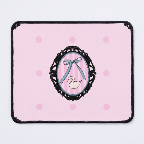 Item preview, My Gothic Romance – Victorian Cameo Bow Pattern in Pink Black and Crimson designed and sold by VirtuallyCreativ .