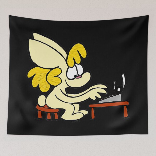 Item preview, Bunny Writer Typing Author Office Professional designed and sold by CalyZOam99.