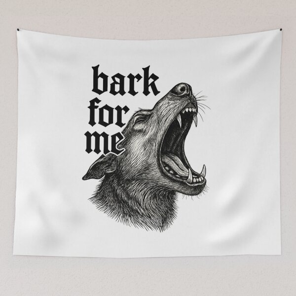 Item preview, Bark For Me Wolf designed and sold by SiarheiYur.