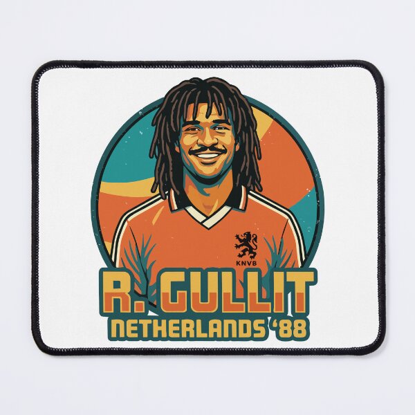 Item preview, Vintage 1980s Ruud Gullit Netherlands Portrait designed and sold by PixelCatalyst.
