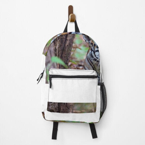 Item preview, Surprised Tiger Looking Up in Forest designed and sold by fact-stick.