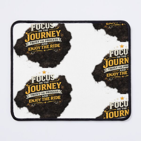 Item preview, Focus on the Journey – Motivational Typography Sticker designed and sold by Ishratparween11.