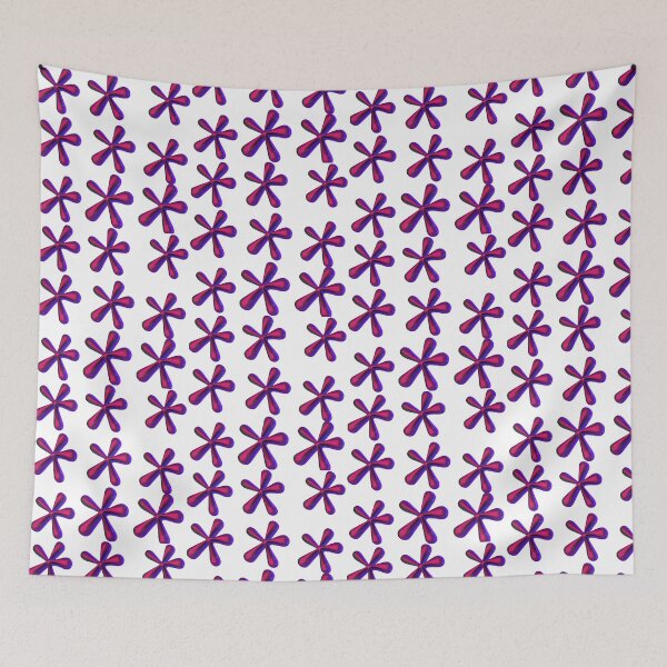 Item preview, Pink & Purple Liquid Chrome Stars Pattern designed and sold by Rawafi Art Studio.
