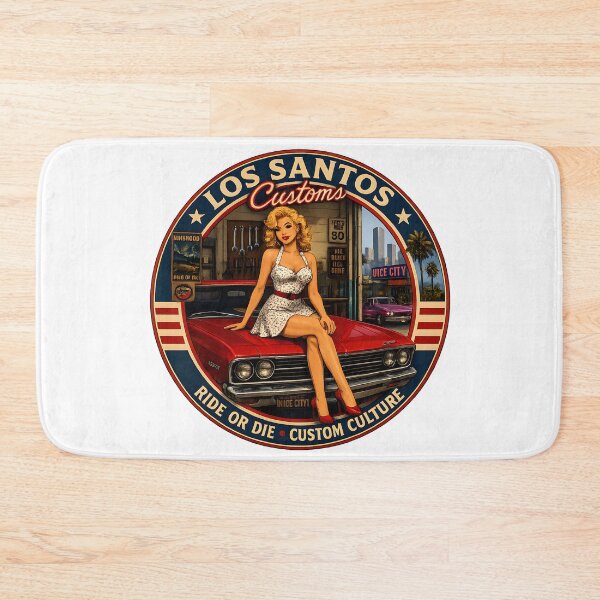 Item preview, No Rules Just Drive - Retro Pin-Up Car Girl | 80s Gaming Aesthetic | Synthwave Custom Culture designed and sold by Ivory Code.